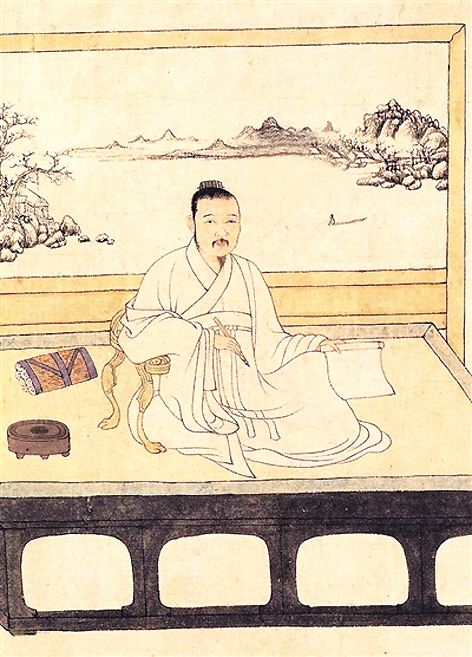 近日,中国文人画的代表人物元代倪瓒的《容膝斋》在台北故宫博物院
